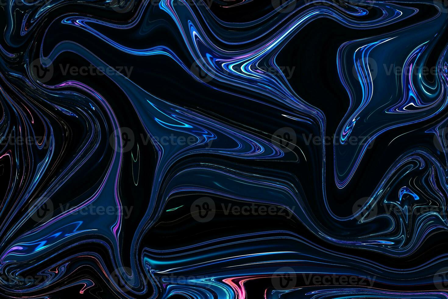 Abstract blue and black fluids  background. Creative design templates. photo