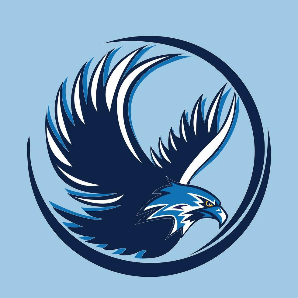 eagle logo illustration vector