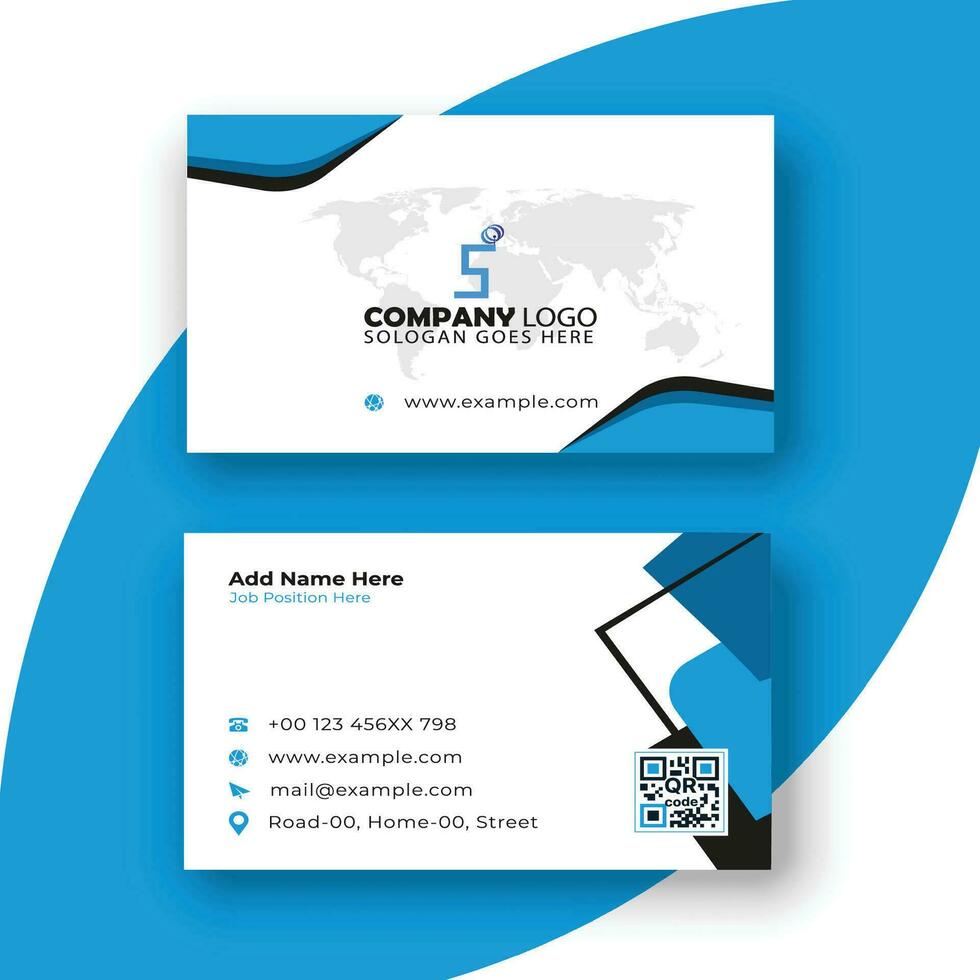 vecteezy professional business card design template,Print ready business card design for your own Profession vector