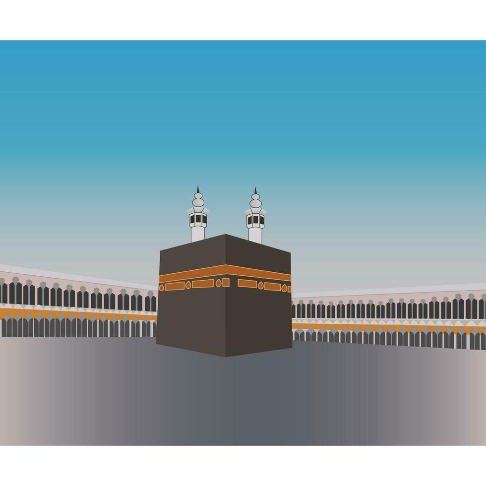 Kaaba vector design for hajj