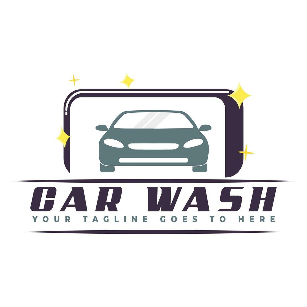 car wash logo vector inspiration