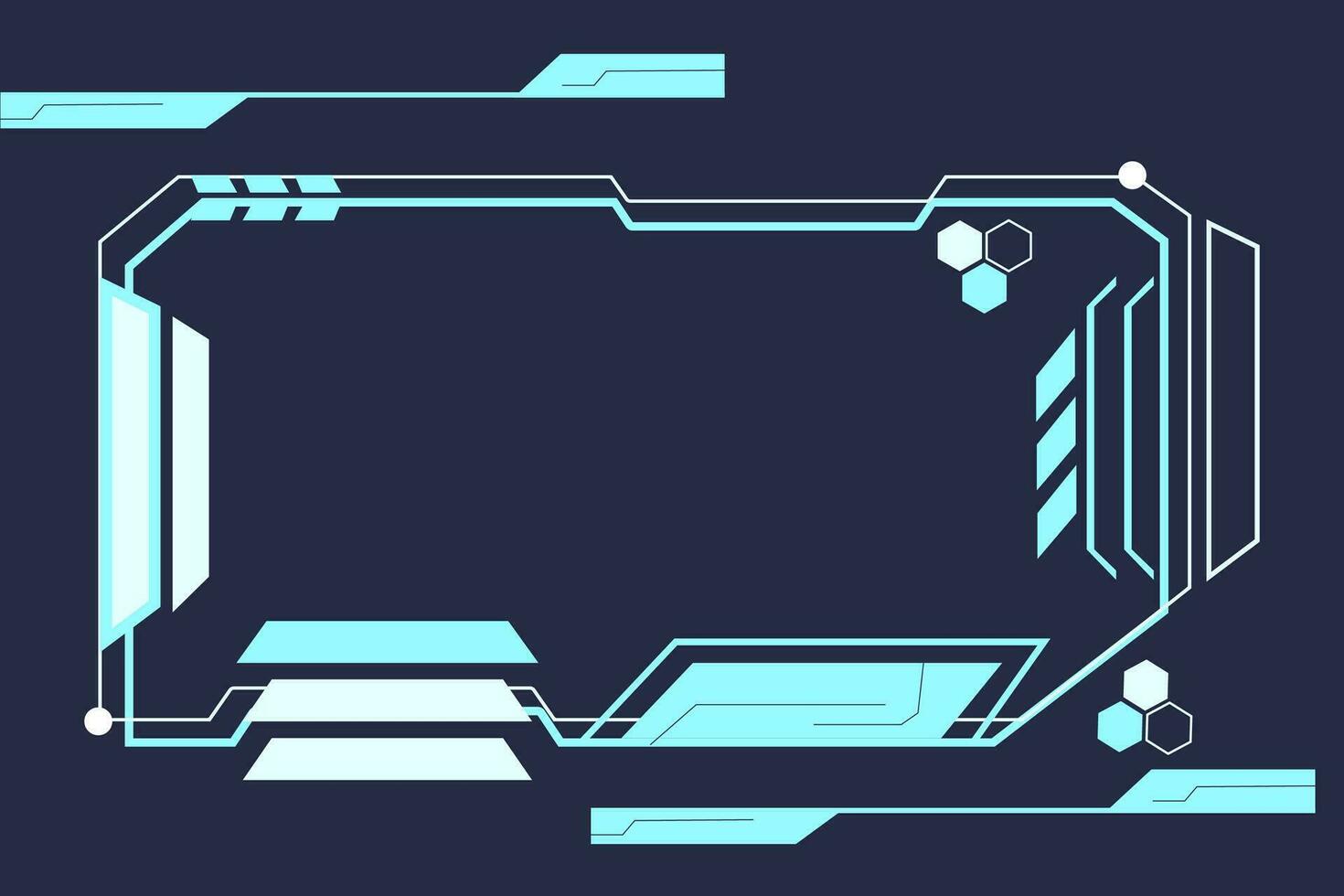 antecedentes tecnológico y forma moderno virtual vector