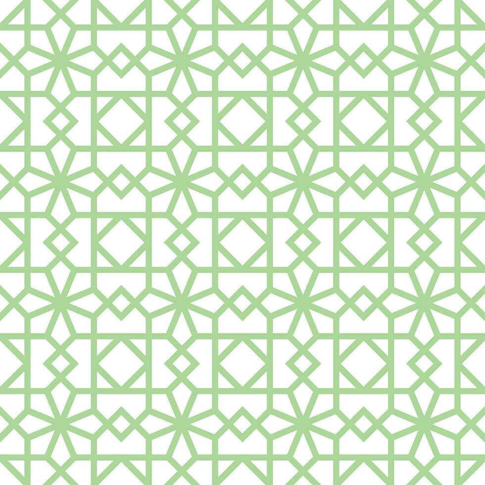 Seamless abstract geometric pattern in Arabian style vector