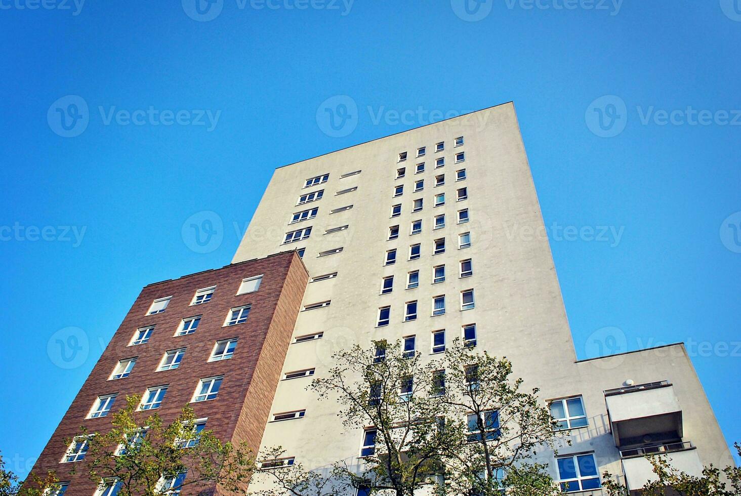 Modern, luxury apartment building. photo