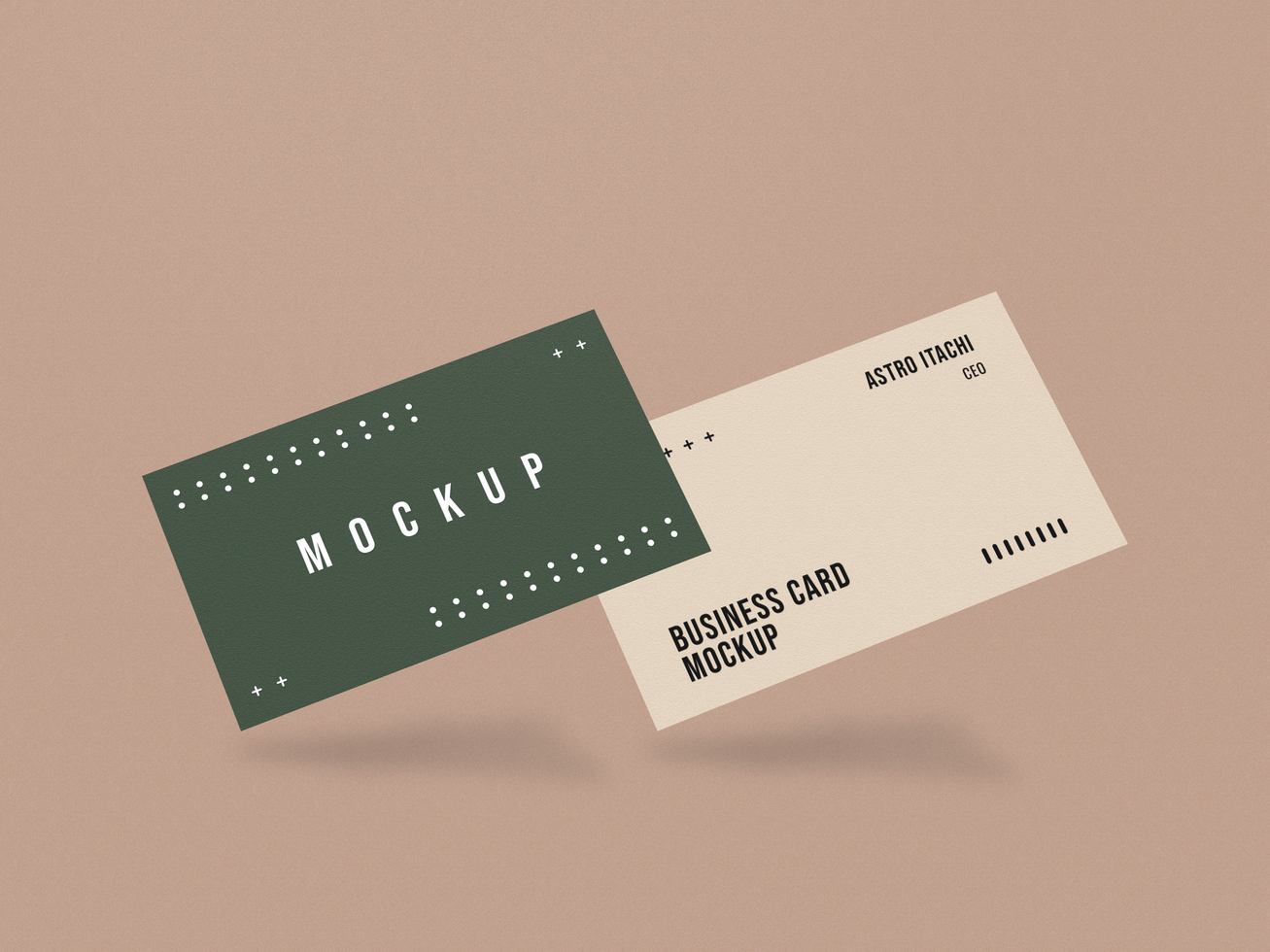 Minimal Business Card Mockup psd