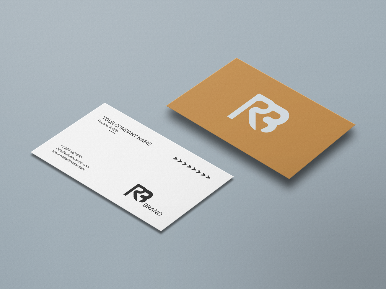 Minimal Business Card Mockup psd