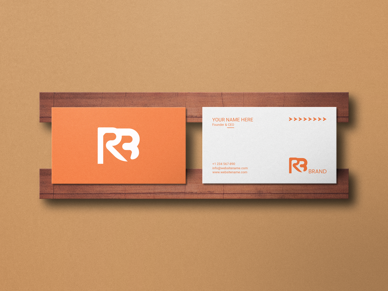 Minimal Business Card Mockup psd