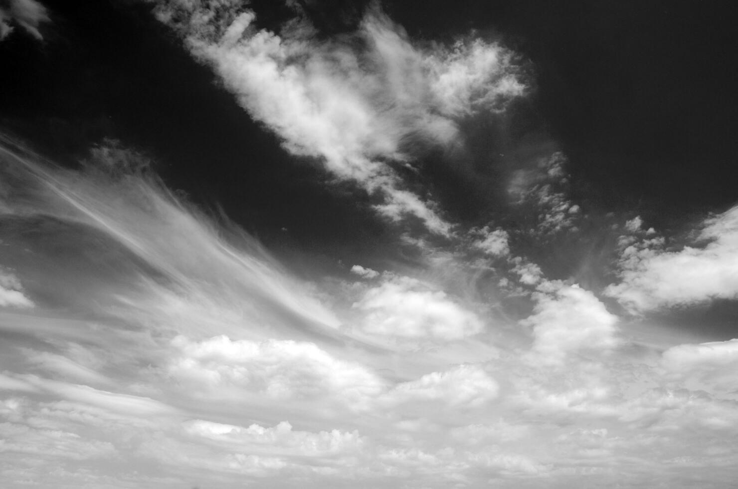 Black and White Beautiful sky background photo