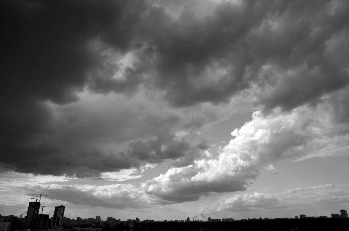 Black and White Beautiful sky background photo