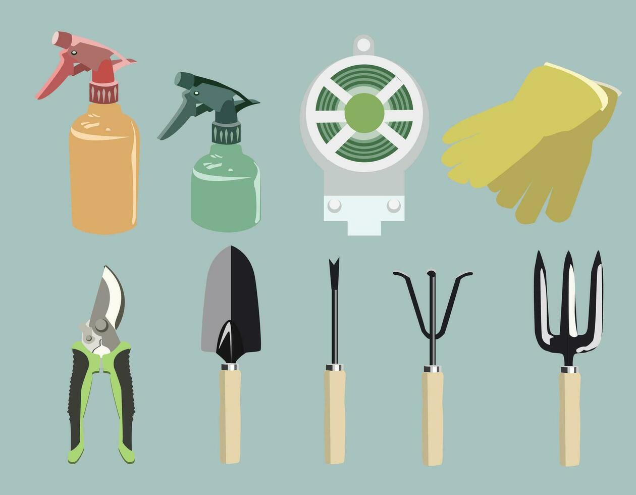 Gardening tools - gardening vector