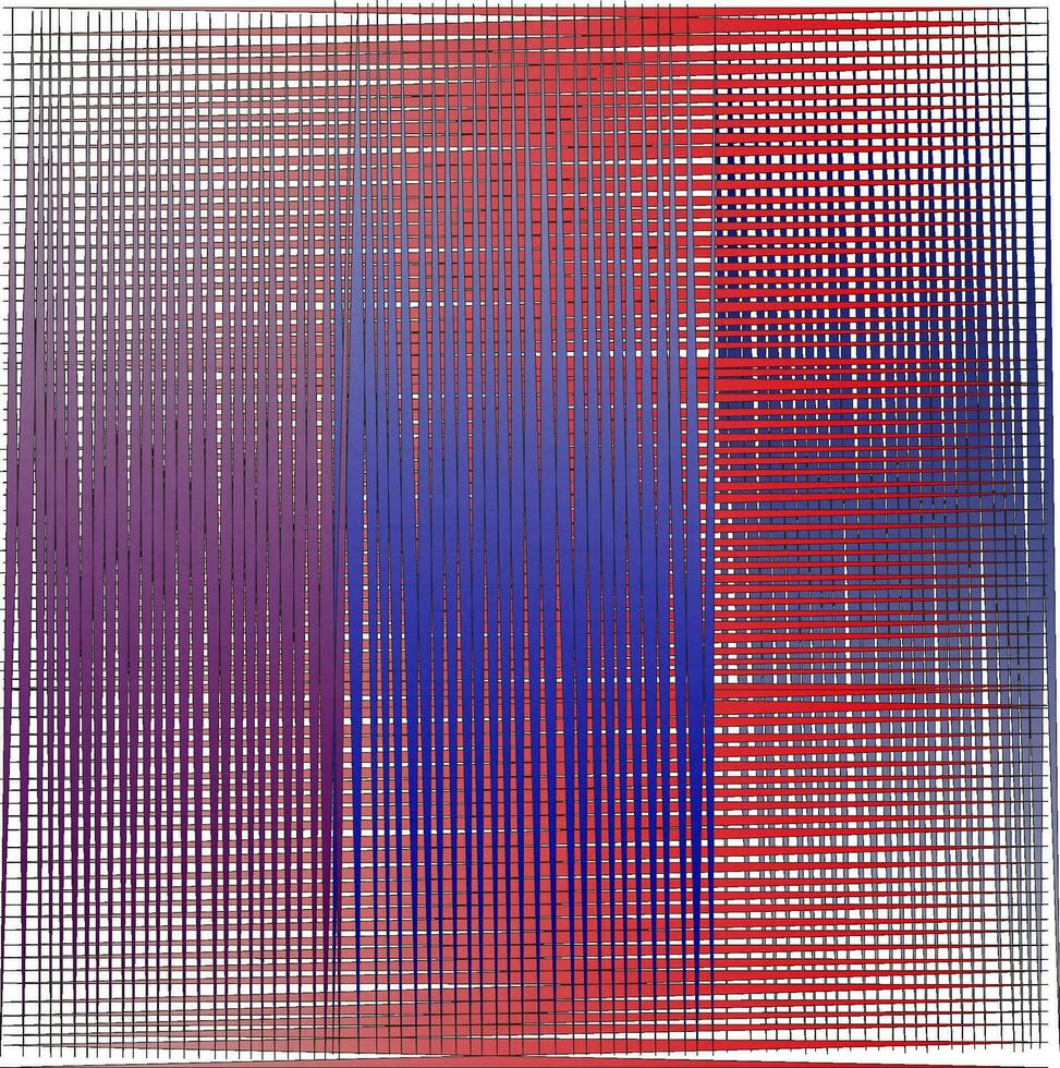 vector resumen geométrico antecedentes en el formar de cuadrícula desde líneas de rojo y azul colores