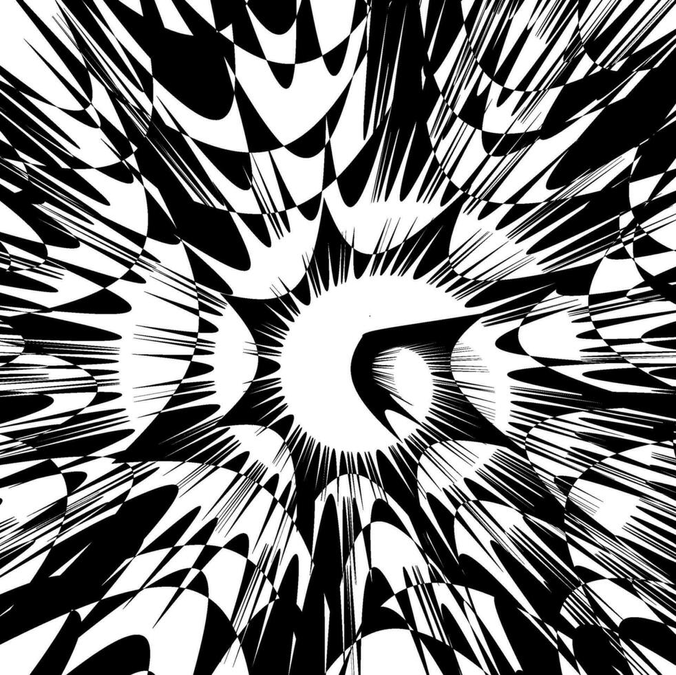 Vector abstract black and white background