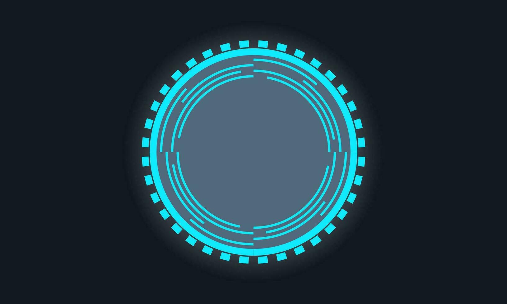 Futuristic interface ui elements. Holographic hud user interface elements, high tech bars and frames. Hud interface icons vector illustration set. Circle and rectangular shape borders