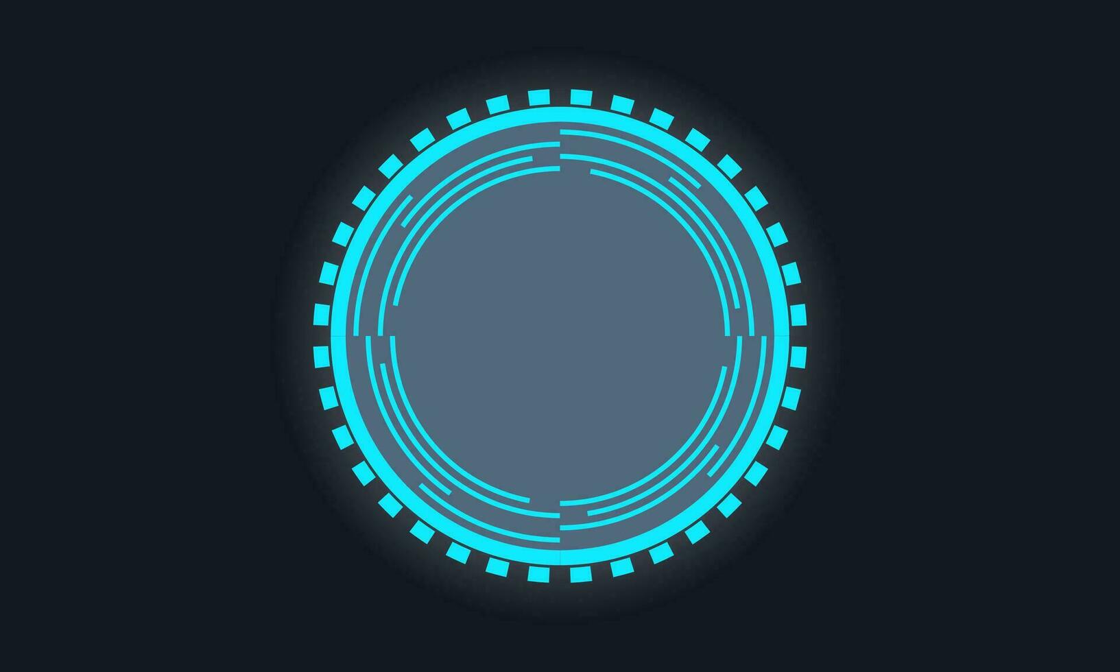 Futuristic interface ui elements. Holographic hud user interface elements, high tech bars and frames. Hud interface icons vector illustration set. Circle and rectangular shape borders