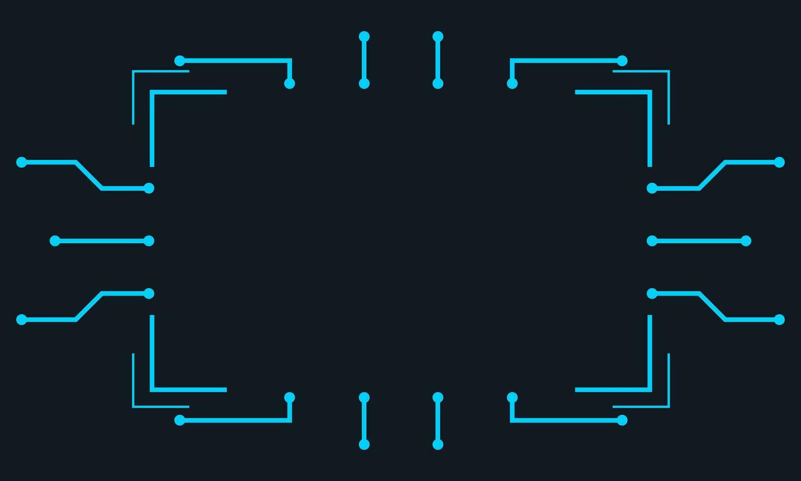 Futuristic interface ui elements. Holographic hud user interface elements, high tech bars and frames. Hud interface icons vector illustration set. Circle and rectangular shape borders