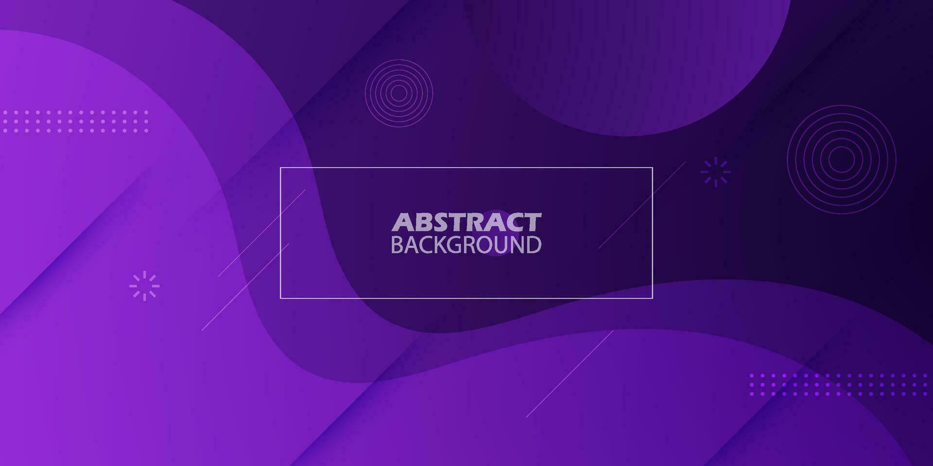 Dark purple geometric background. Wave color background with circle pattern design. Fluid shapes composition. Eps10 vector