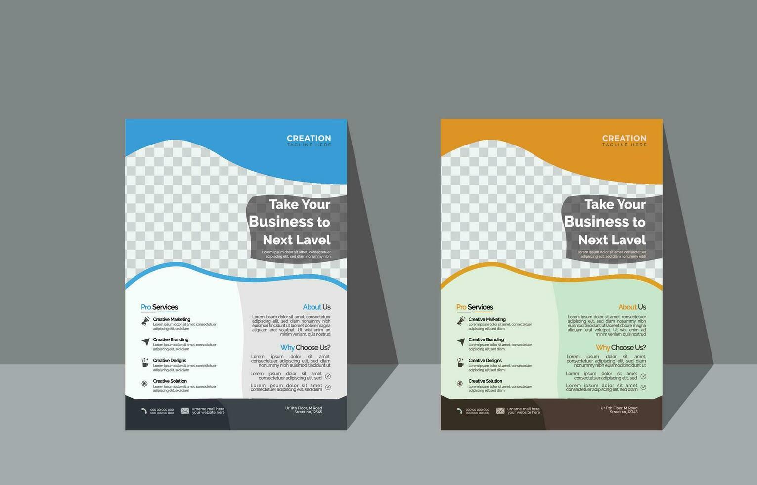 poster flyer Tamphlet brochure cover design layout space  vector illustration template in A4 size