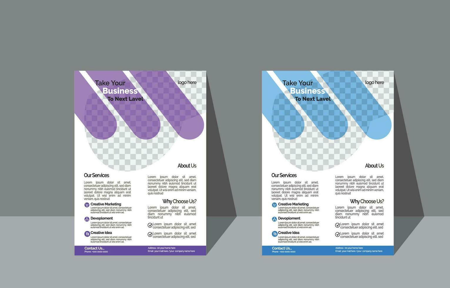 póster volantes tamflete folleto cubrir diseño diseño espacio vector ilustración modelo en a4 Talla