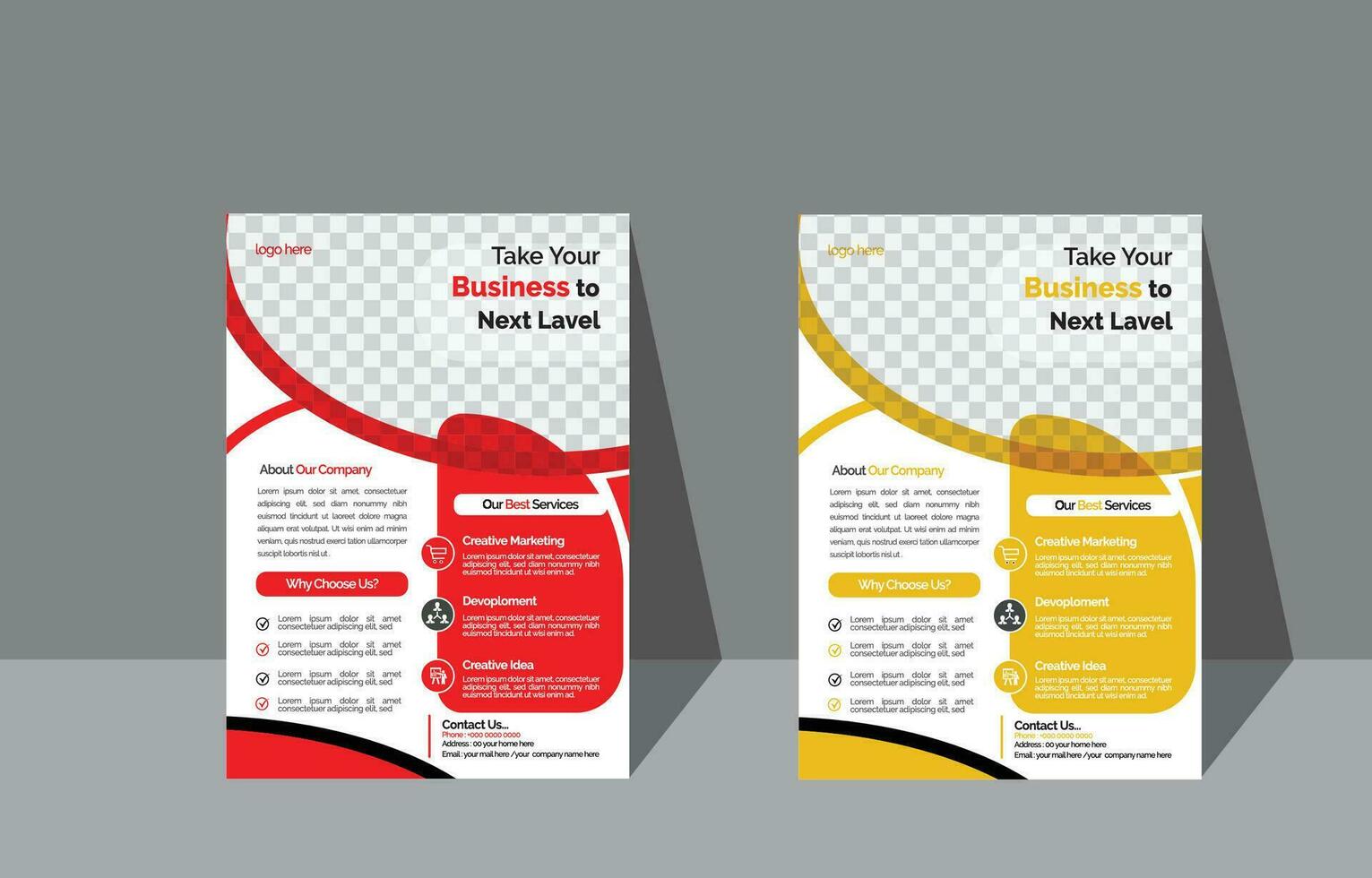 poster flyer Tamphlet brochure cover design layout space  vector illustration template in A4 size