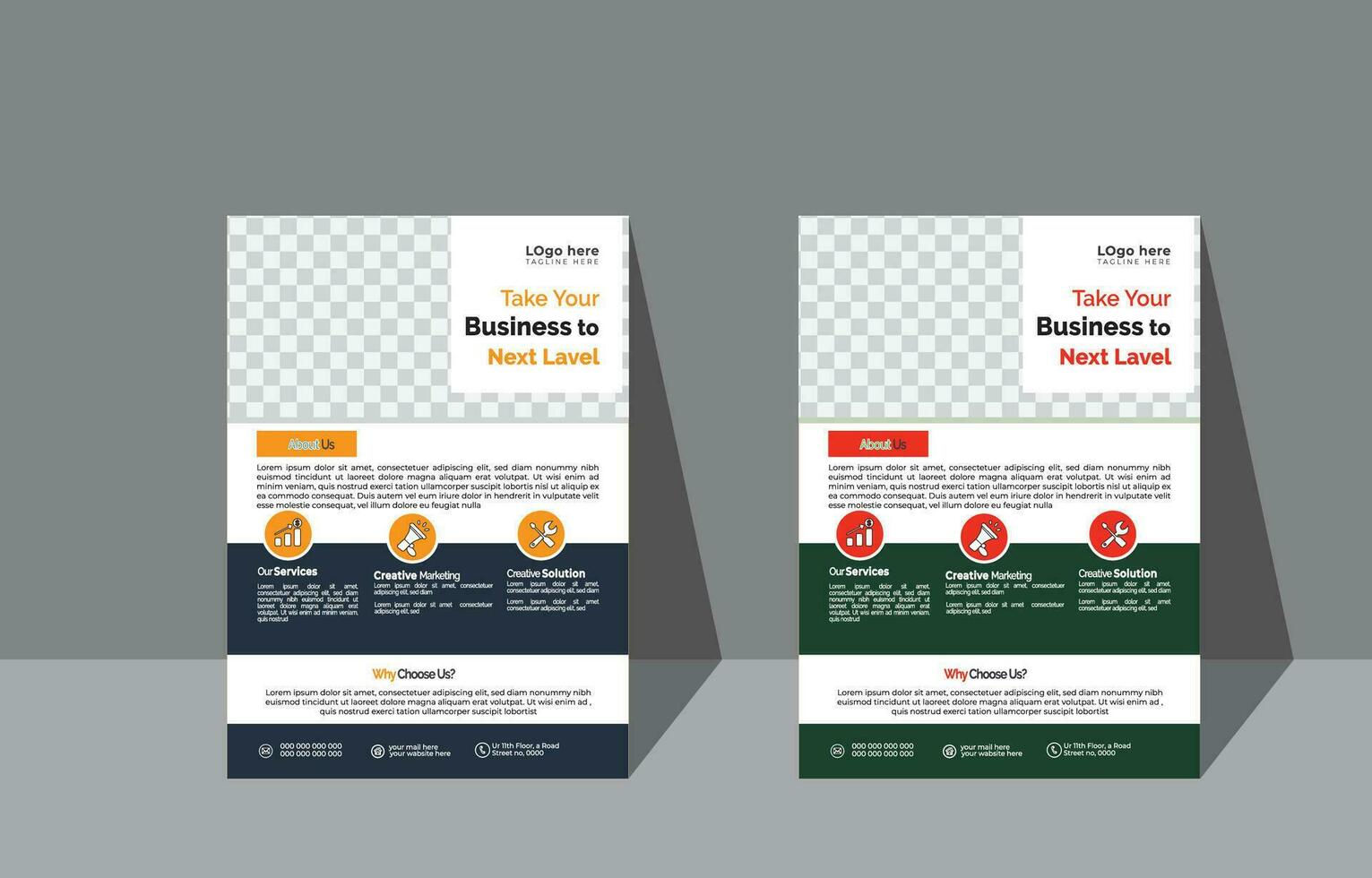 poster flyer Tamphlet brochure cover design layout space  vector illustration template in A4 size