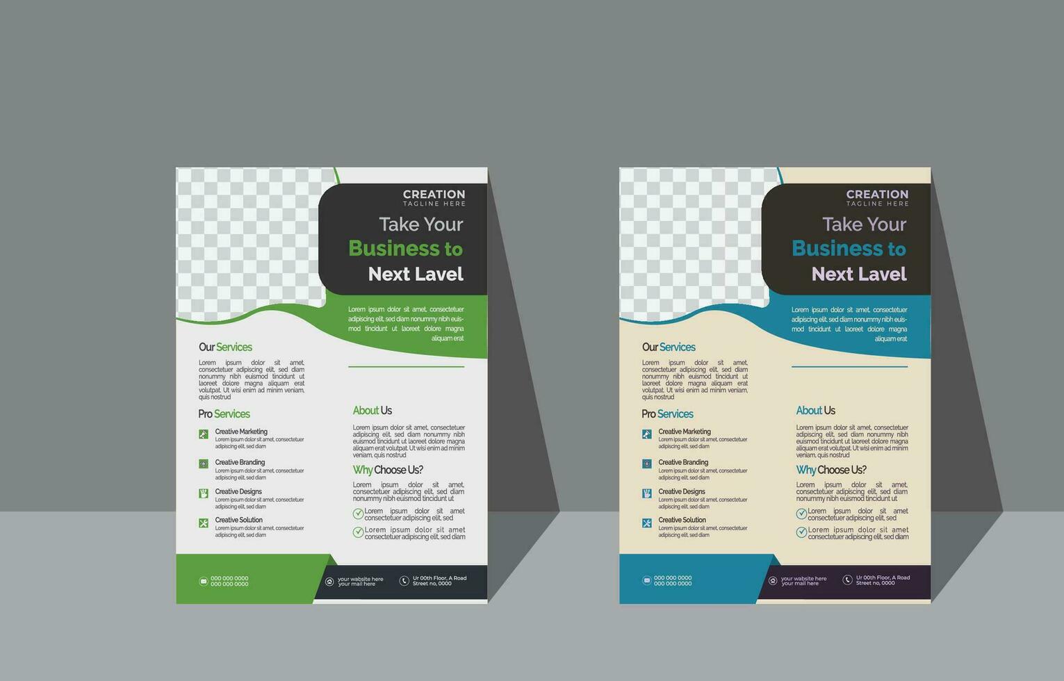 poster flyer Tamphlet brochure cover design layout space  vector illustration template in A4 size