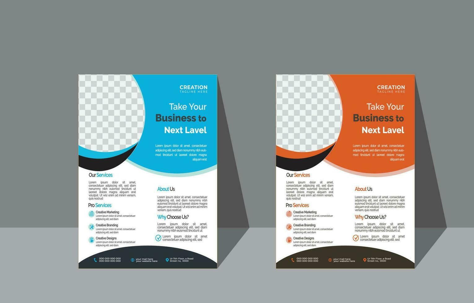 poster flyer Tamphlet brochure cover design layout space  vector illustration template in A4 size