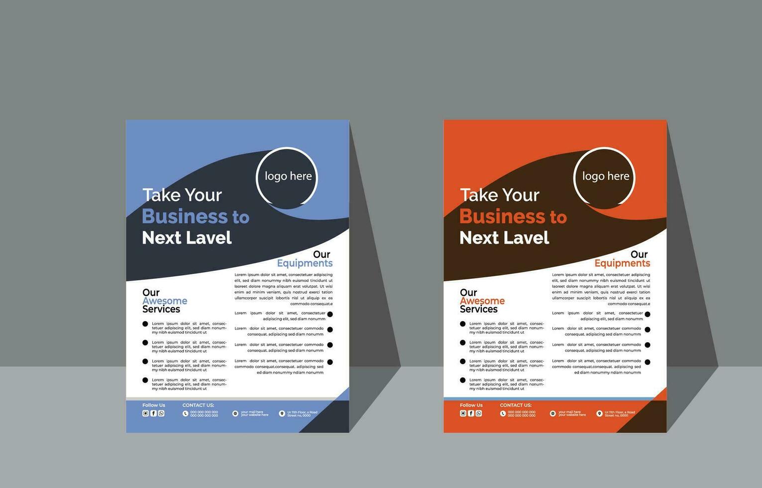 poster flyer Tamphlet brochure cover design layout space  vector illustration template in A4 size