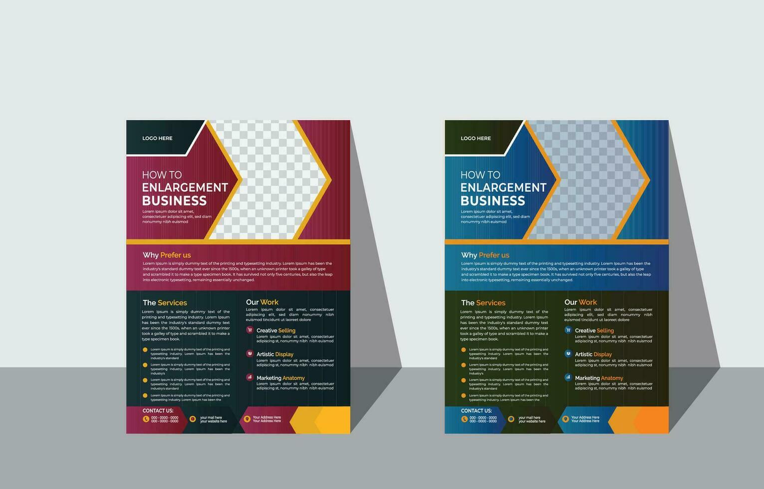 poster flyer Tamphlet brochure cover design layout space  vector illustration template in A4 size