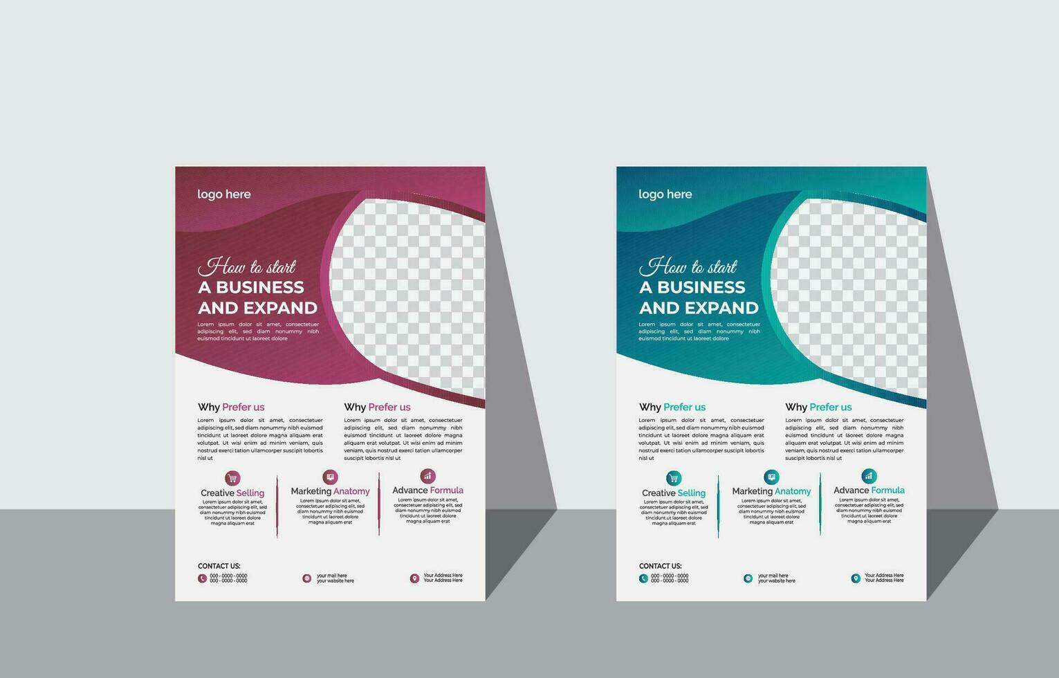 poster flyer Tamphlet brochure cover design layout space  vector illustration template in A4 size