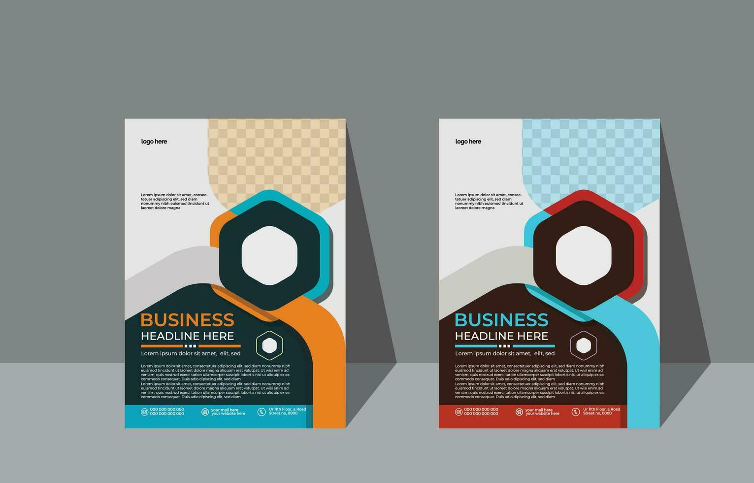 poster flyer Tamphlet brochure cover design layout space  vector illustration template in A4 size