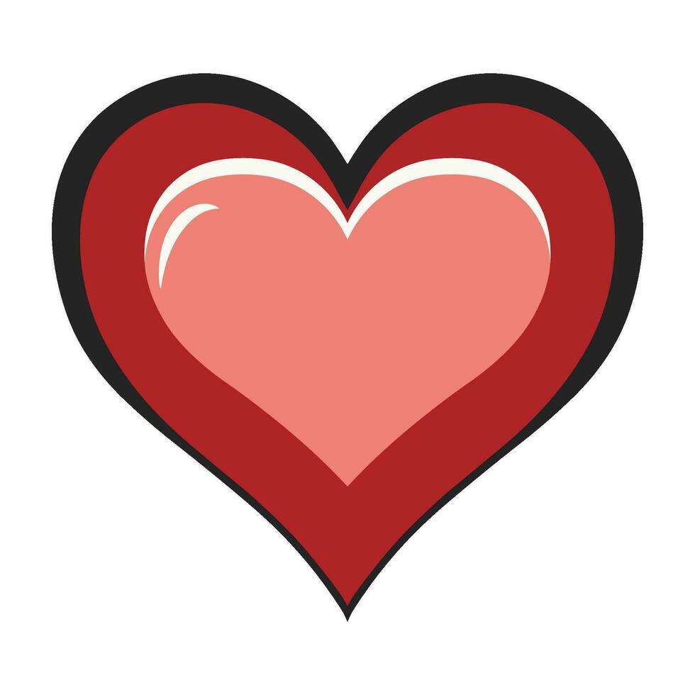 Heart Icon Shape Love Symbol vector