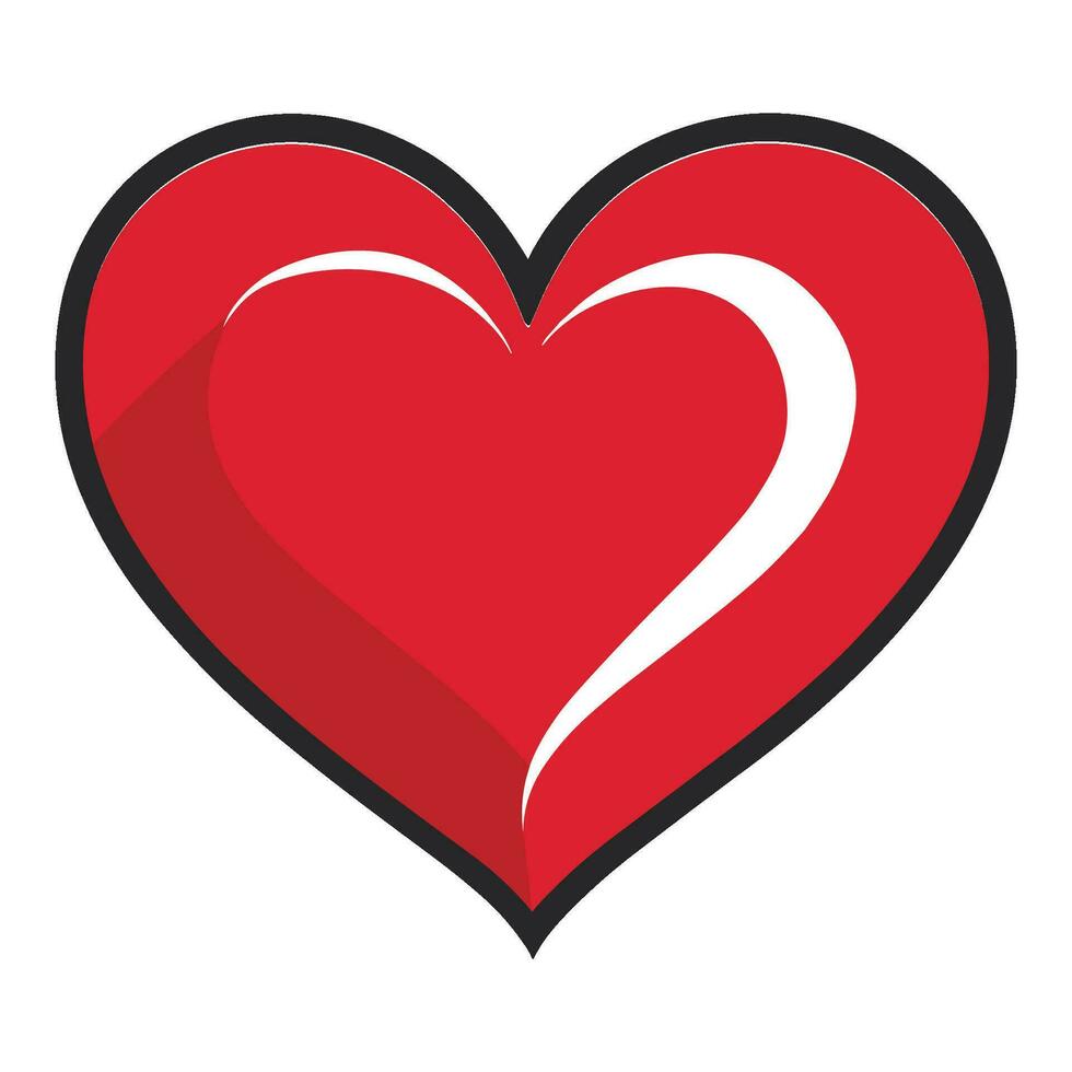 Heart Icon Shape Love Symbol vector
