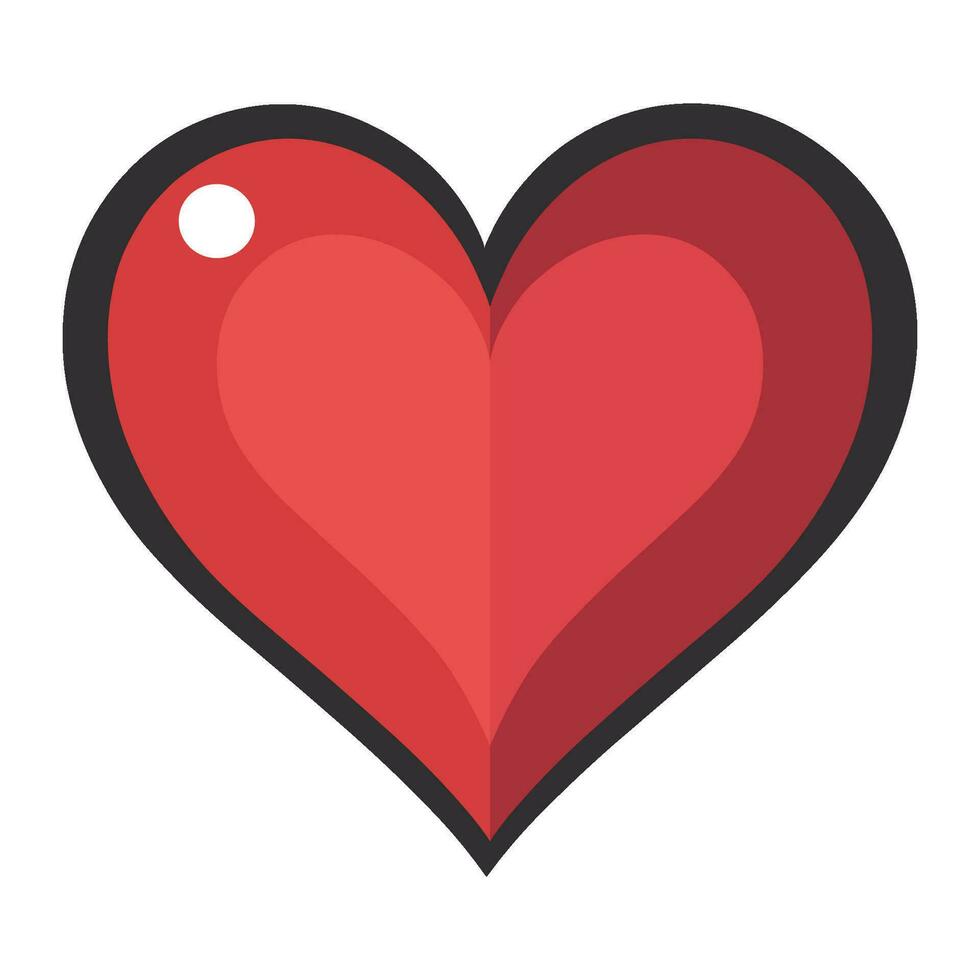 Heart Icon Shape Love Symbol vector