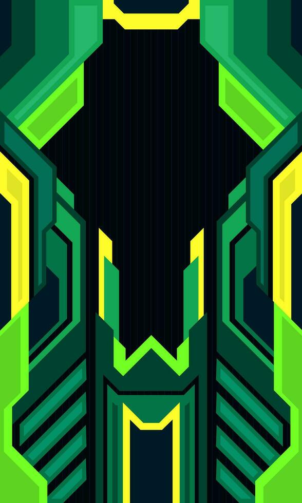 Digital technology abstract background. Flat design futuristic technology wallpaper vector
