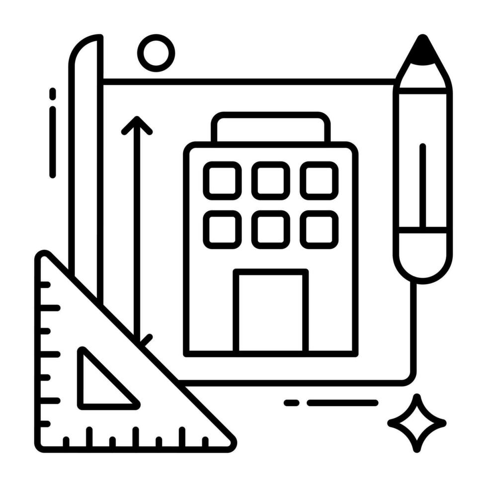 Premium download icon of blueprint vector