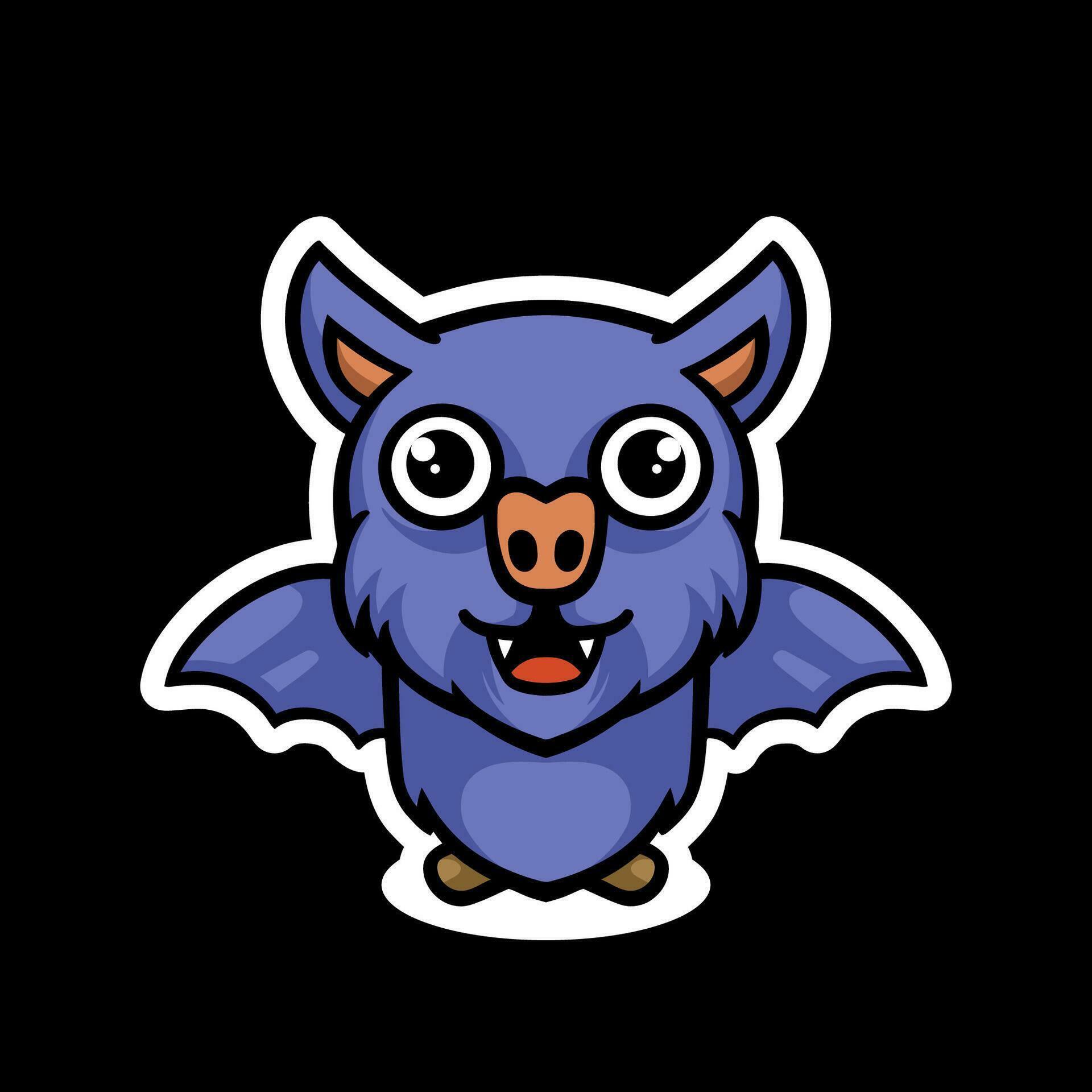 Cute bats cartoon design illustration 36373111 Vector Art at Vecteezy