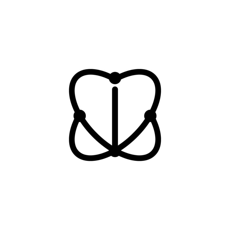 a black and white logo for a company vector