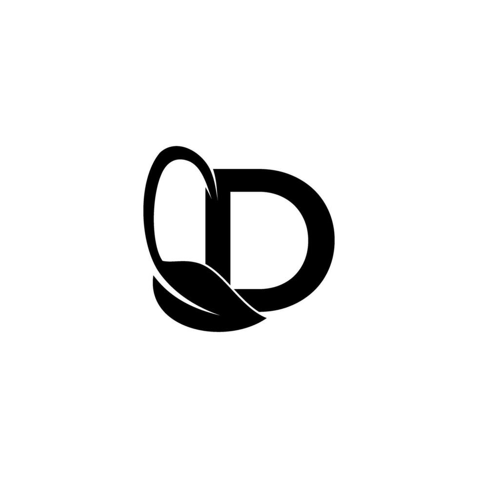 a black and white logo for a company called d vector