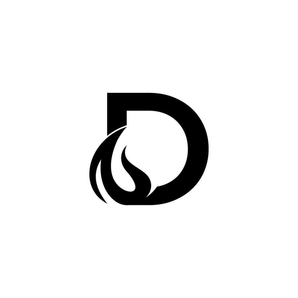 a black and white logo for a company called d vector