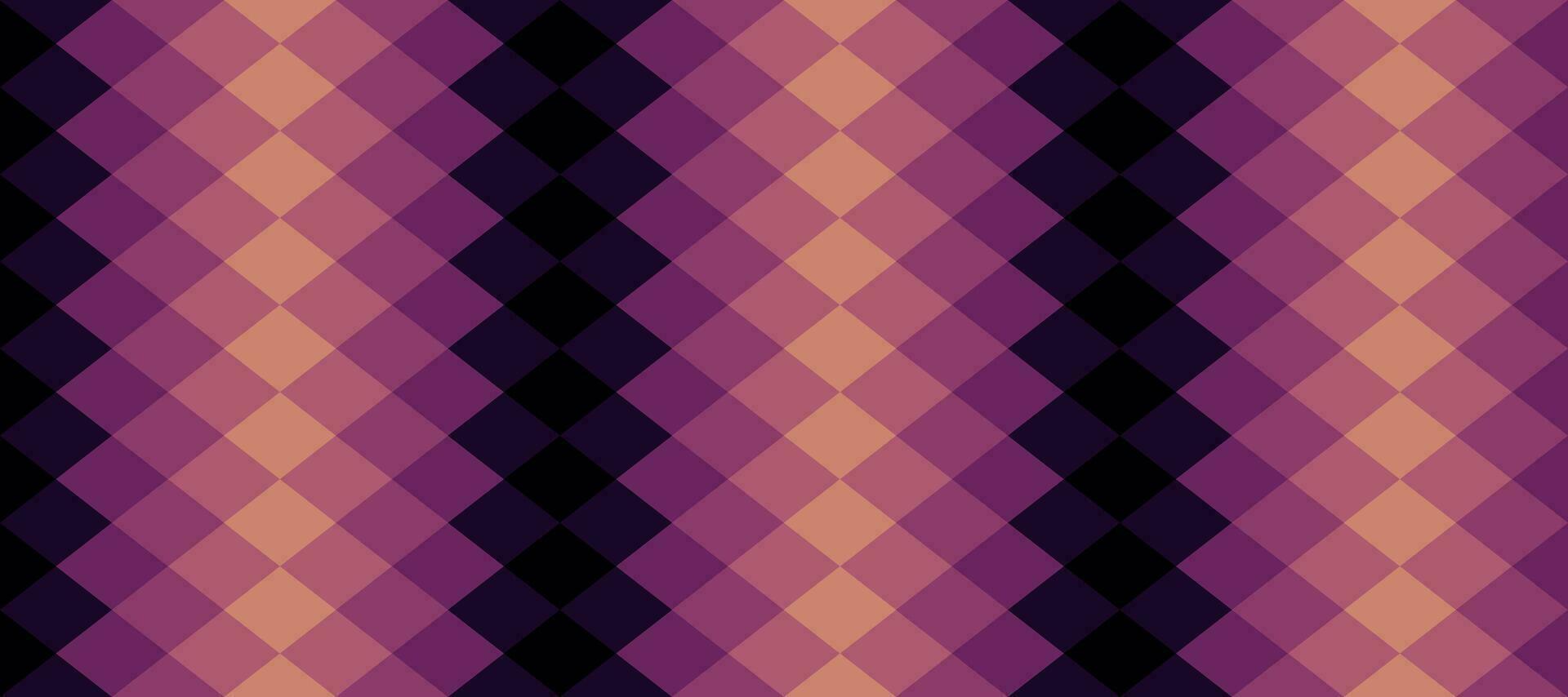 dark violet argyle squares pattern design background vector