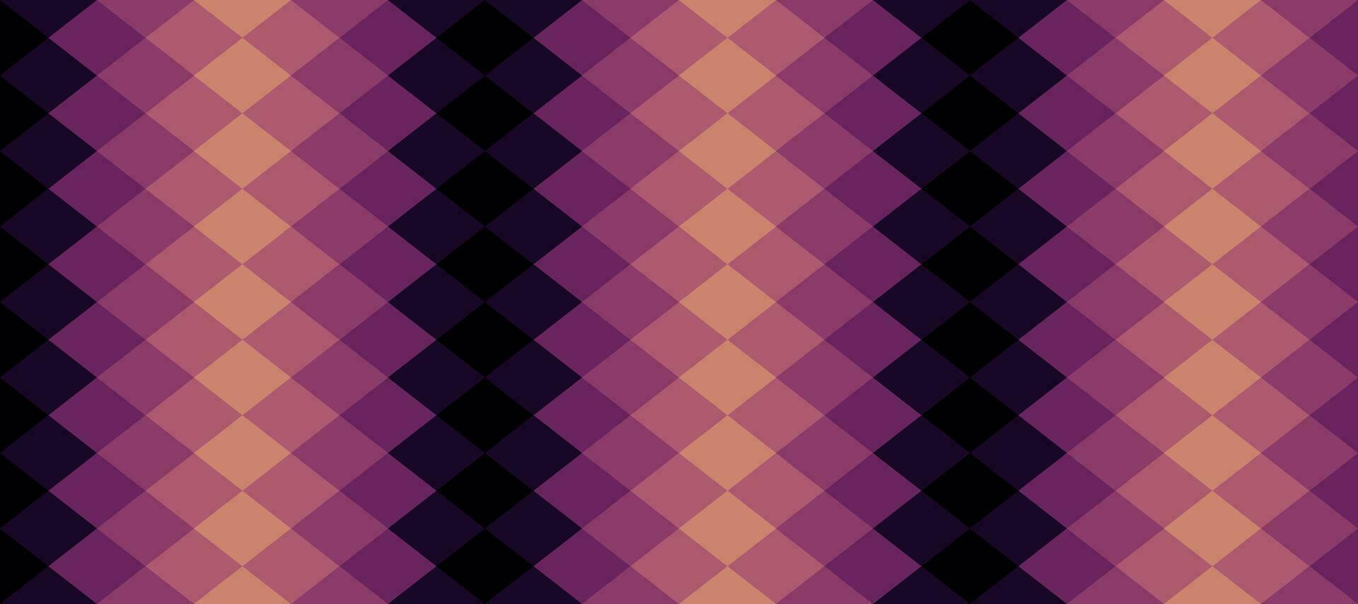 dark violet argyle squares pattern design background vector