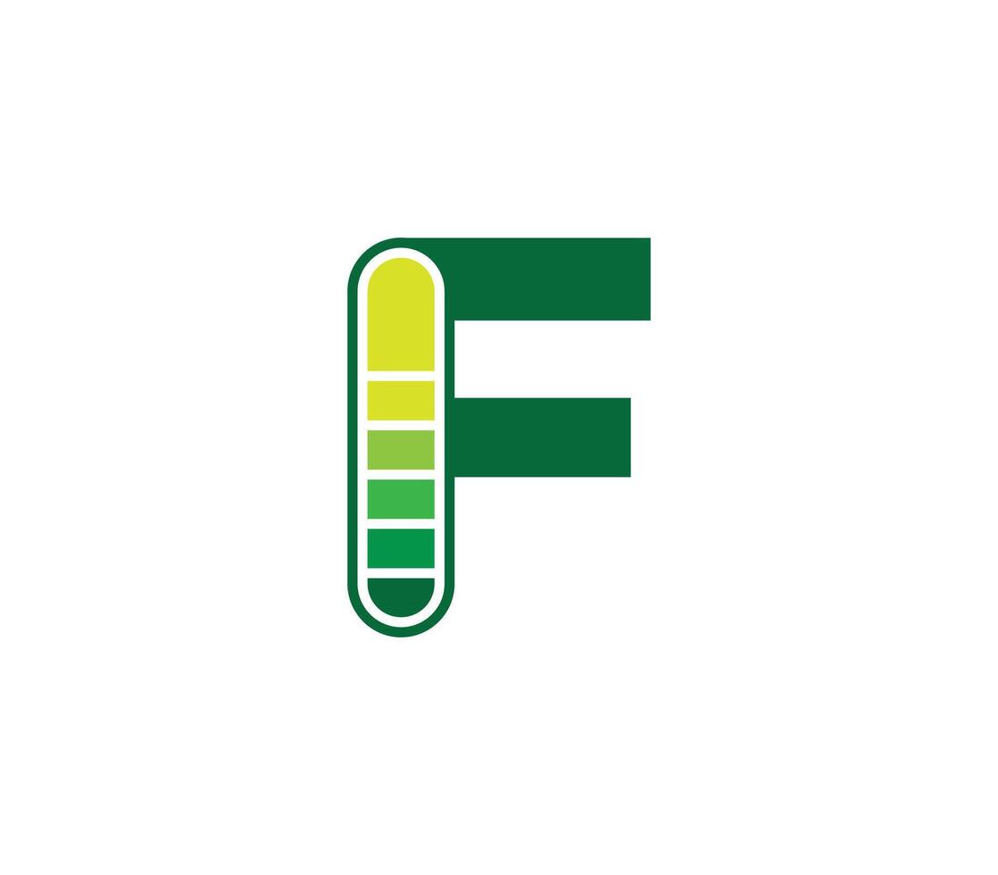 F Letter Company Business Logo Design Concept vector