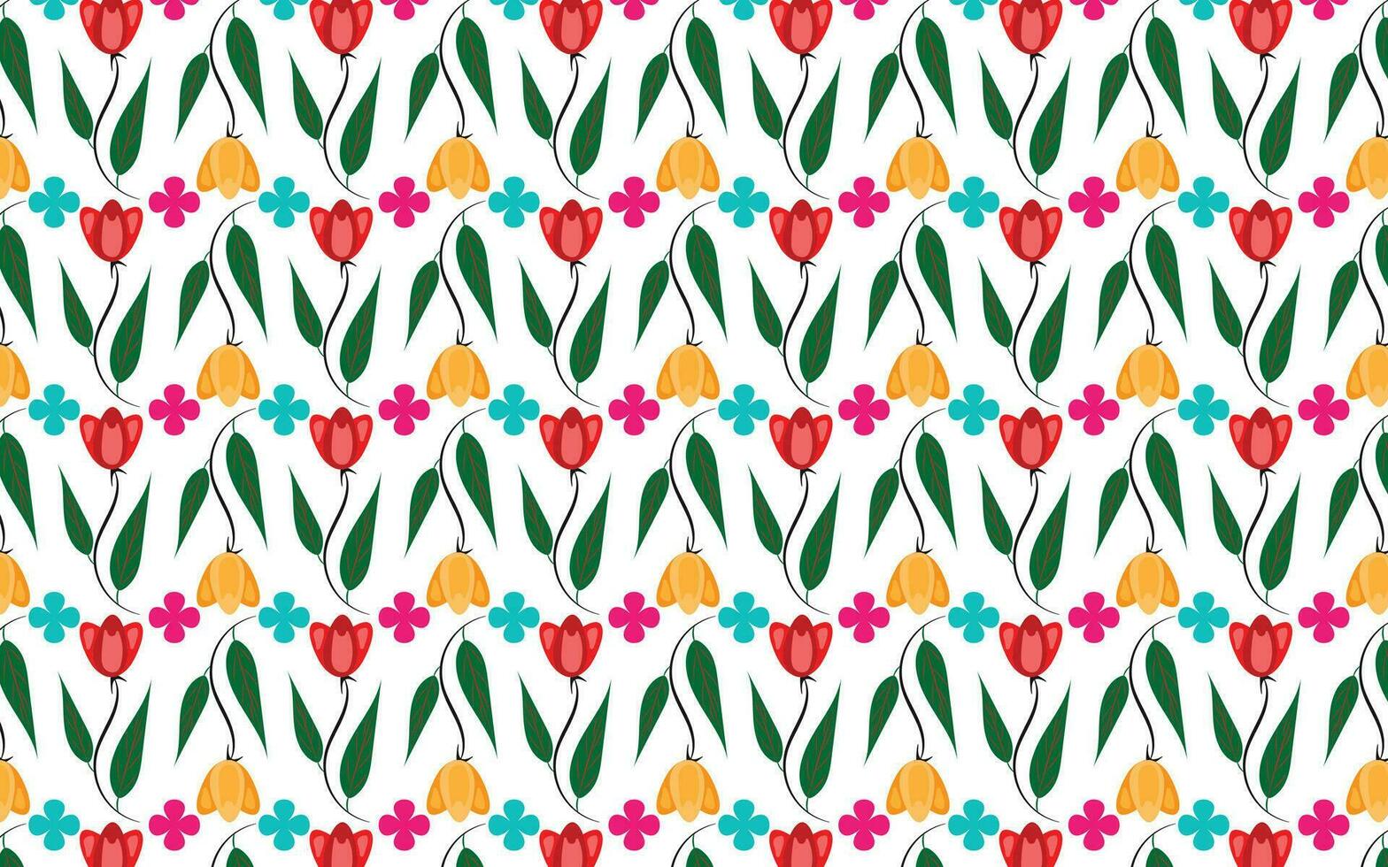 Floral pattern and background design vector