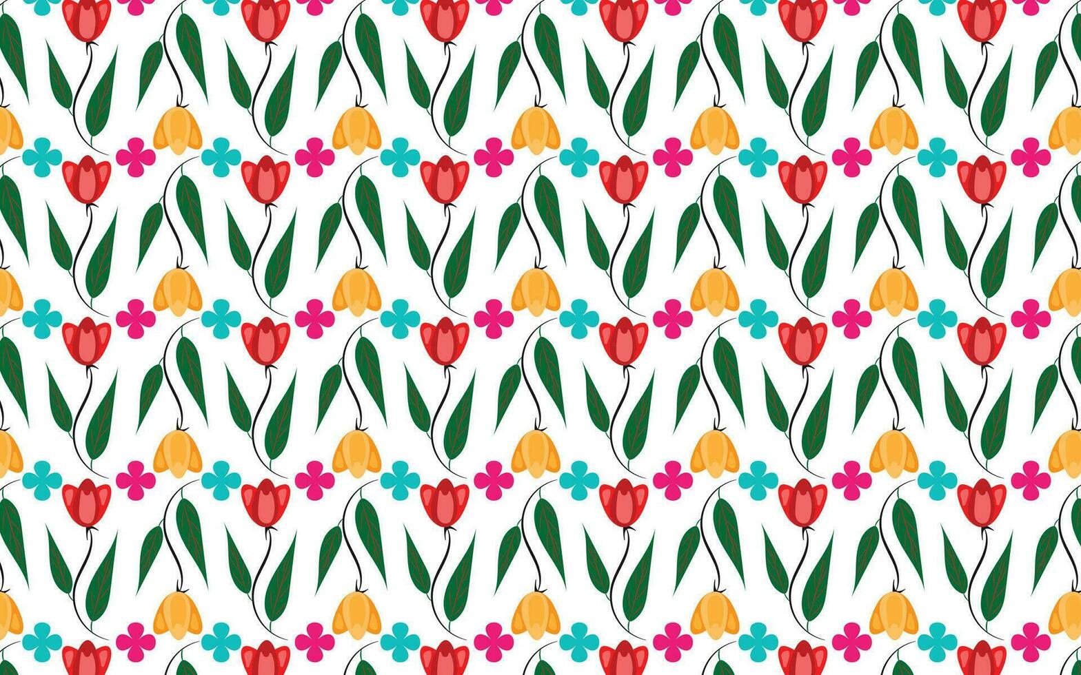 Floral pattern and background design vector