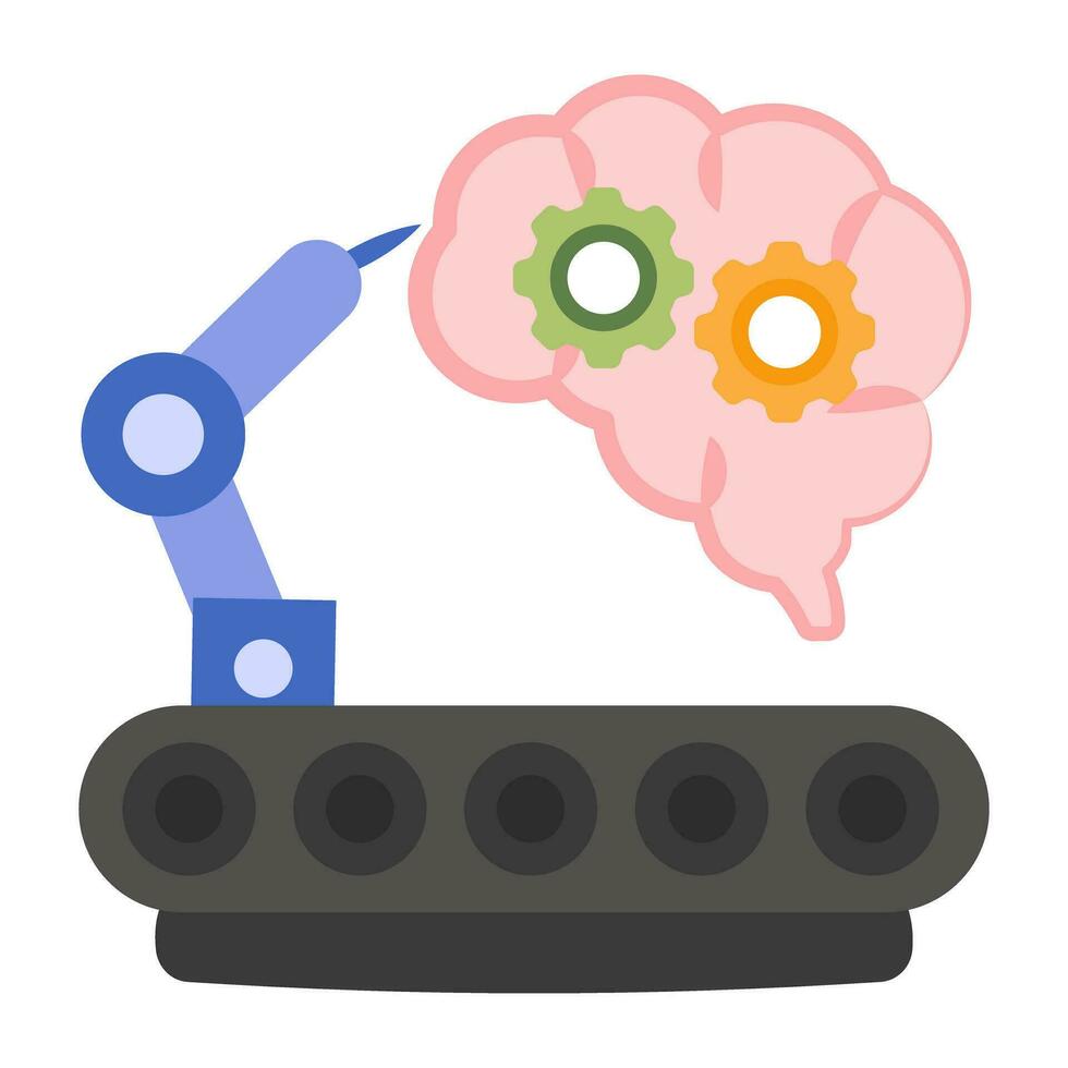 icono de diseño perfecto del desarrollo del cerebro vector