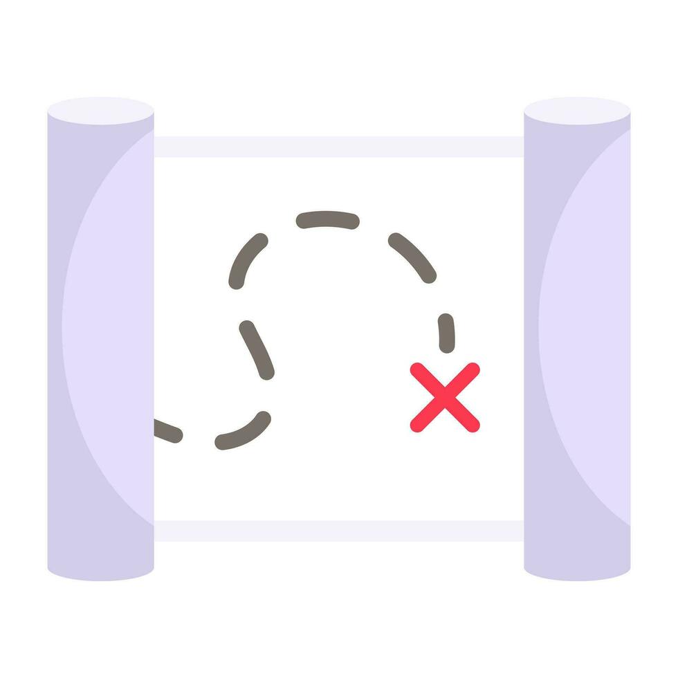 Premium design icon of map vector
