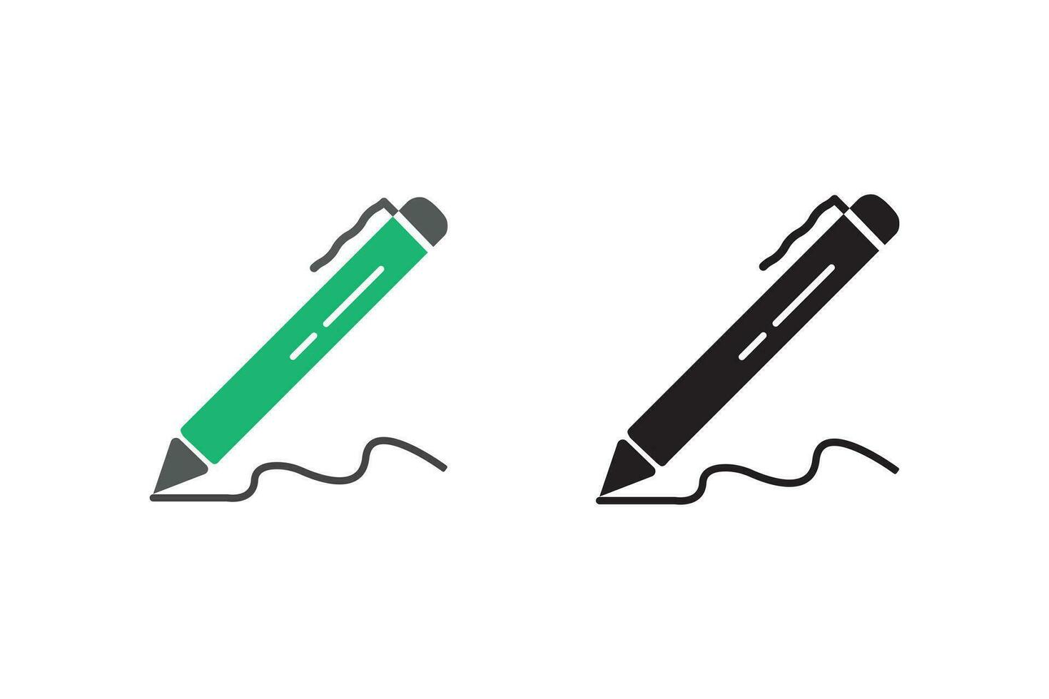 Pen, write icon. vector illustration