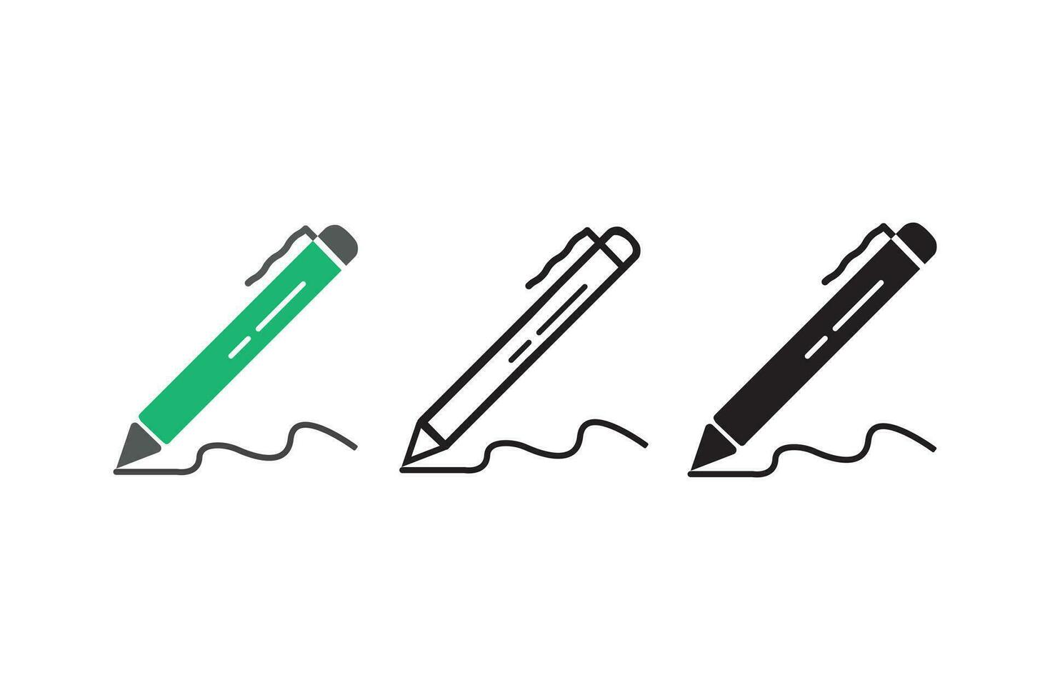 Pen, write icon. vector illustration