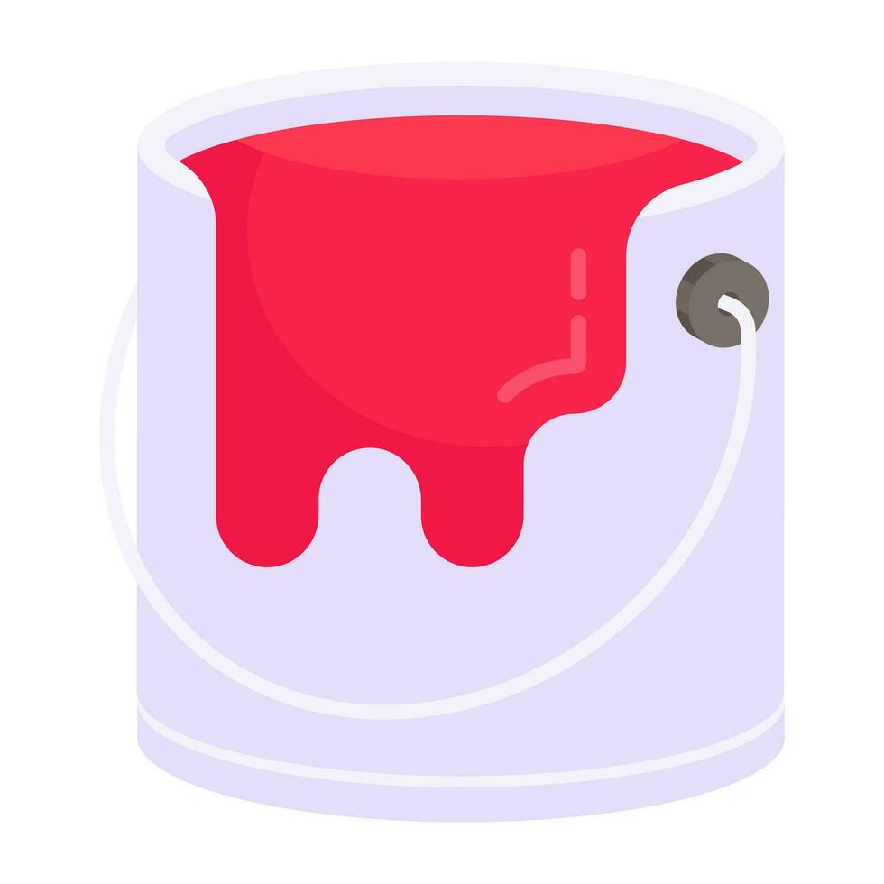 A perfect design vector of paint bucket