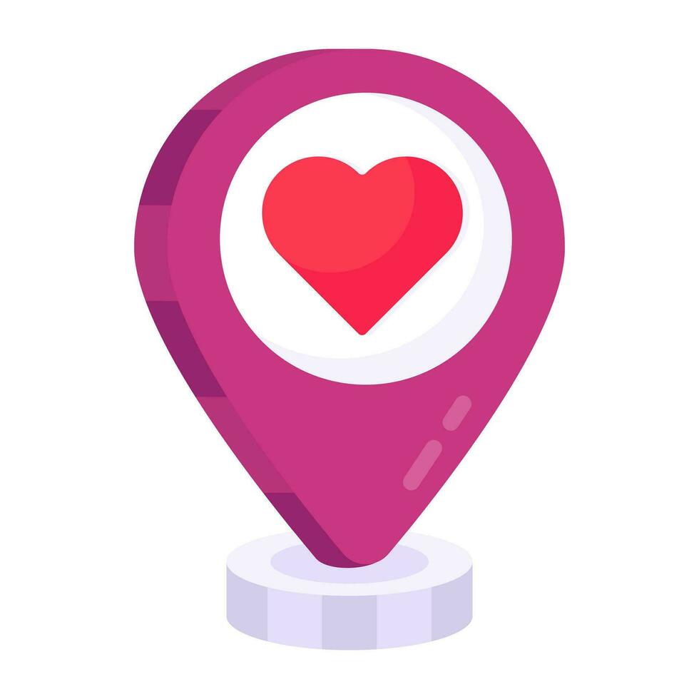 A premium design icon of love location 36374392 Vector Art at Vecteezy